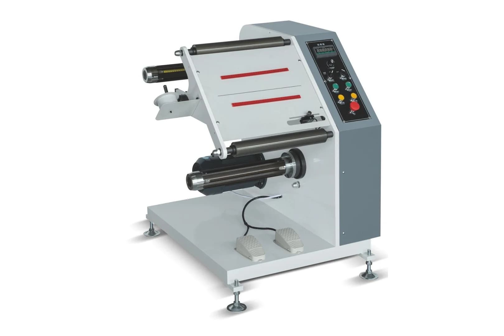 A label inspection rewinding machine
